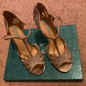 Betsey Johnson silver heels